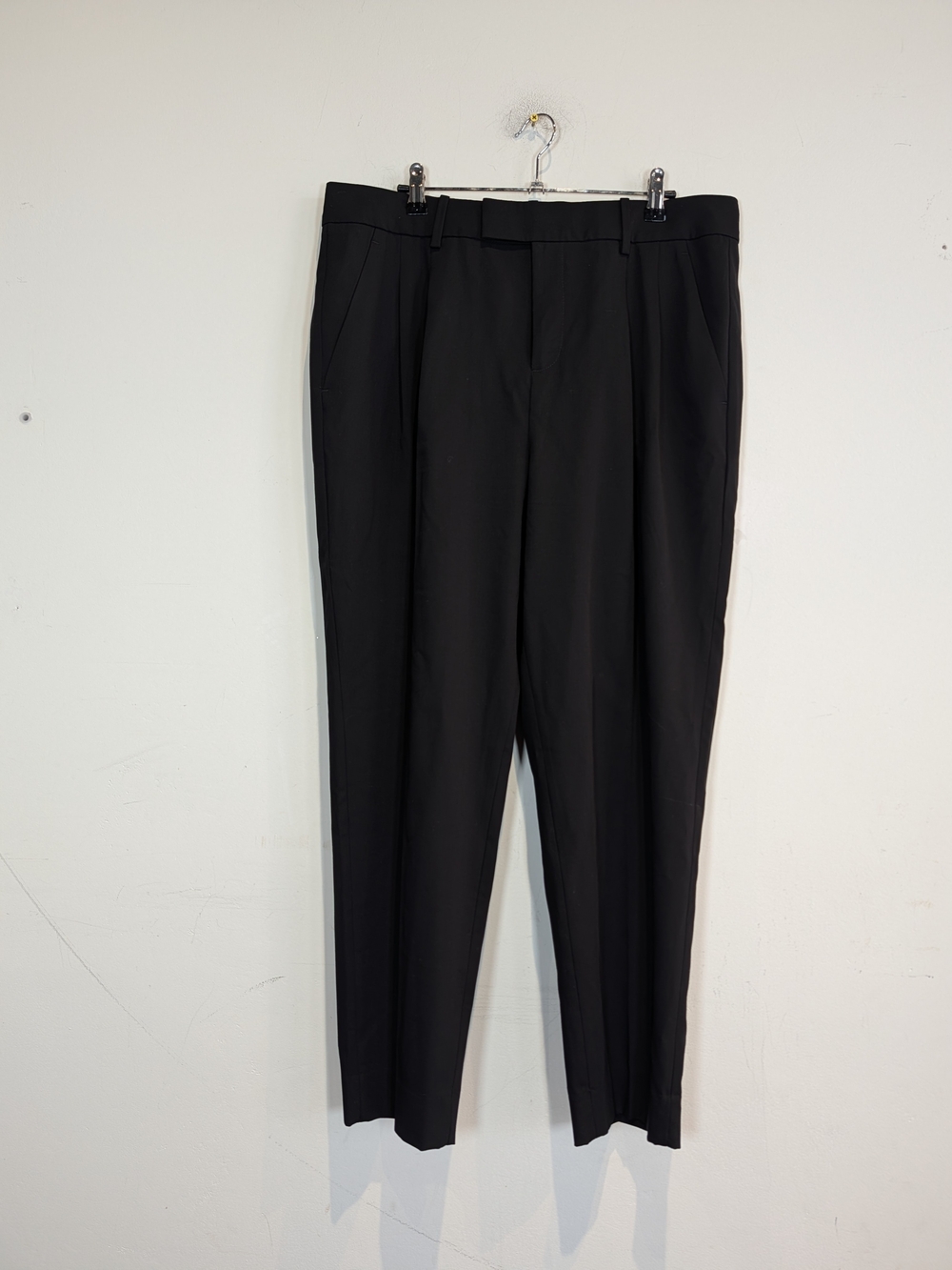 Banana Republic Black Wool Tailored Dress Pants, Size 12